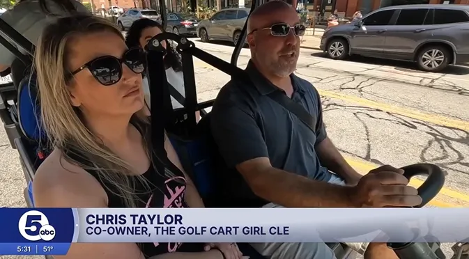 Golf carts now allowed on city streets in Cleveland