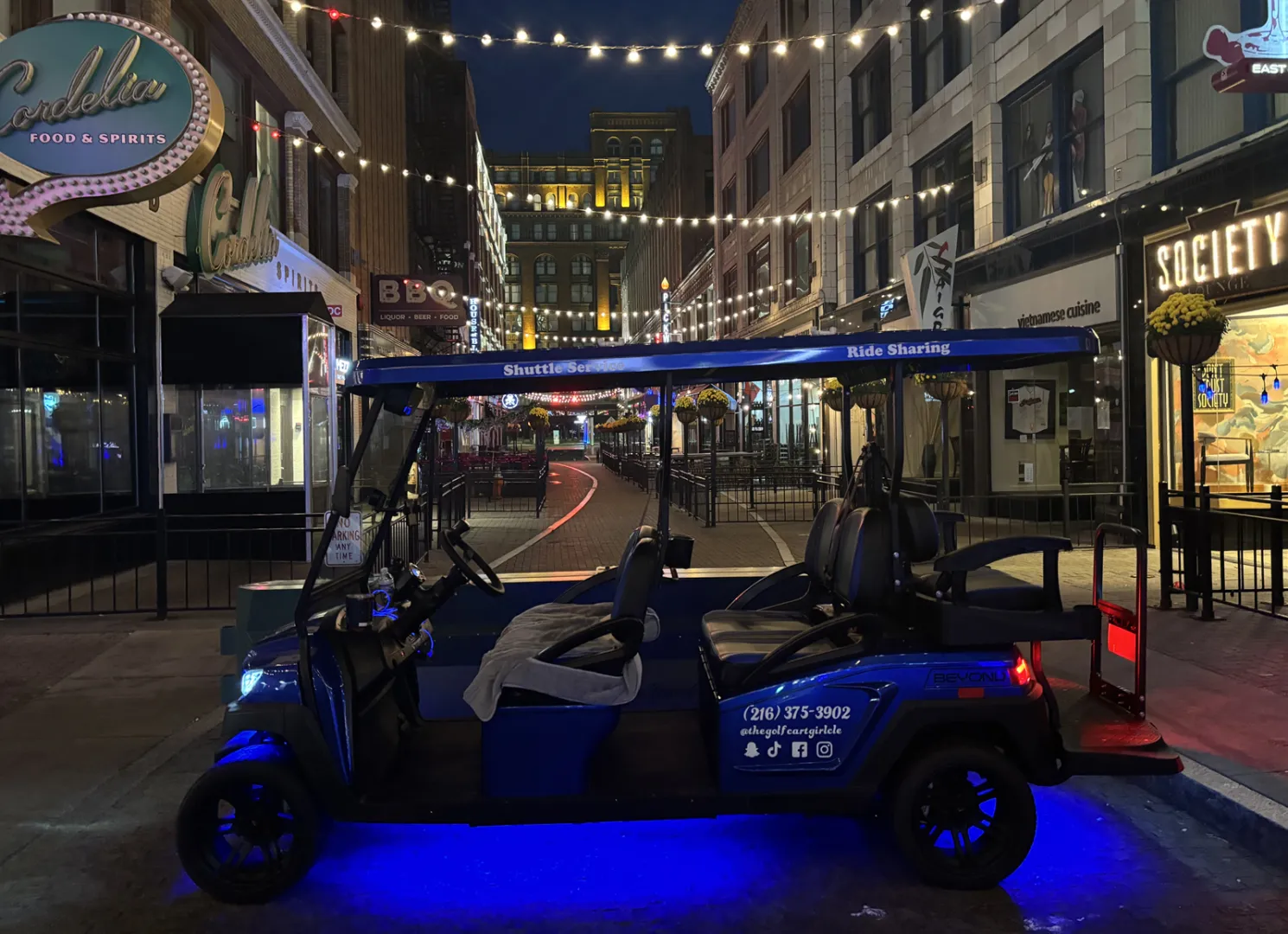 Luxury golf cart 37 in Cleveland